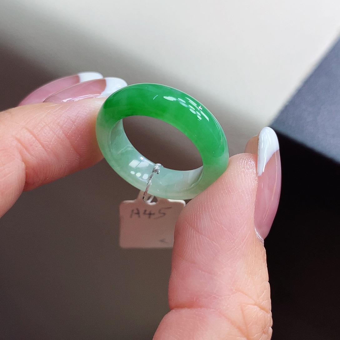 未镶嵌戒指翡翠13-14号