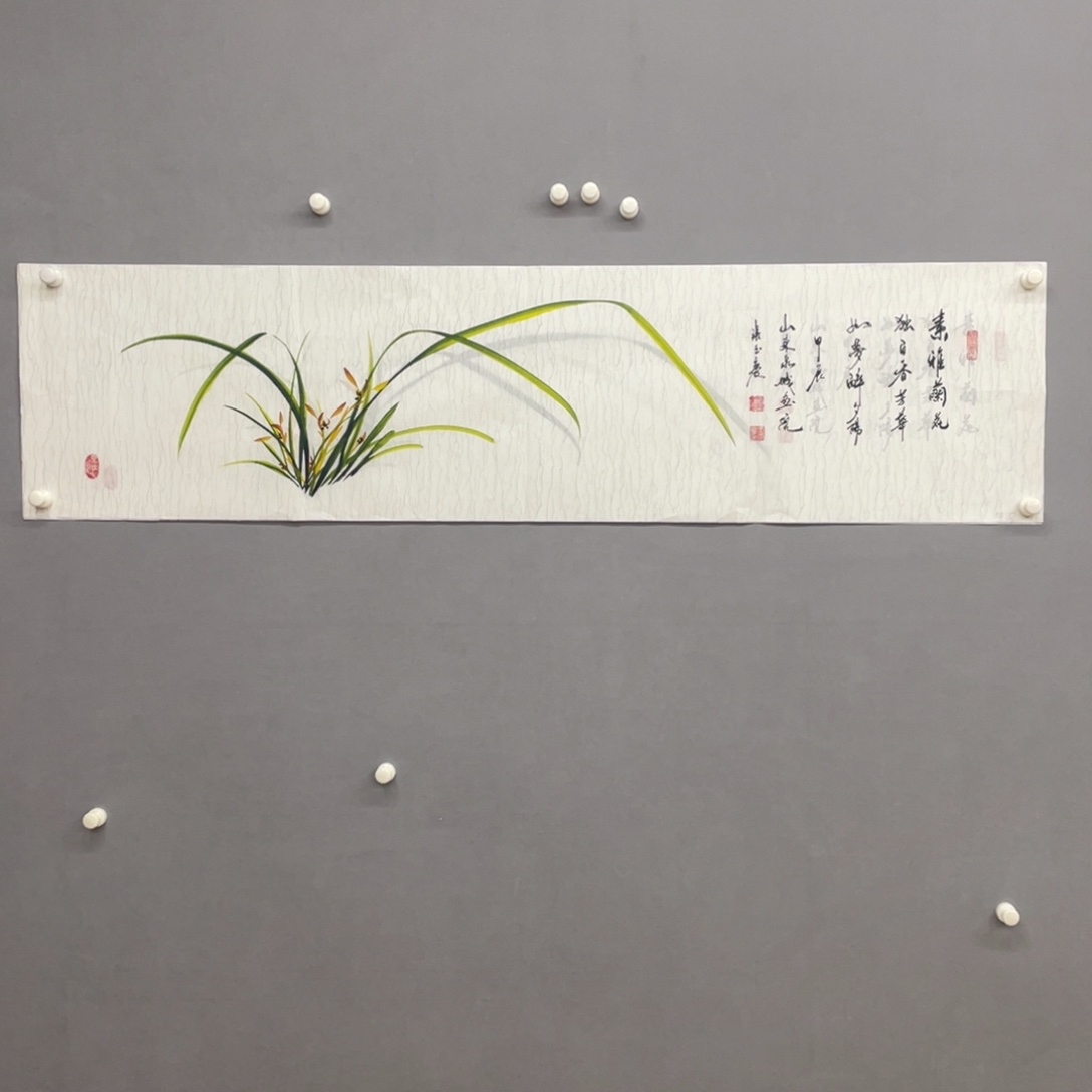 国画艺术家真人手绘