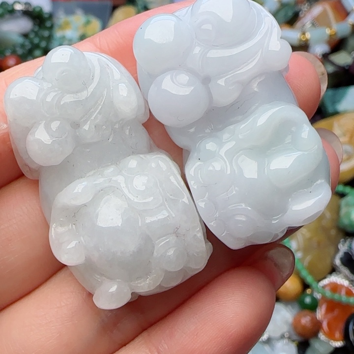 翡翠颈饰未镶嵌天然A货64