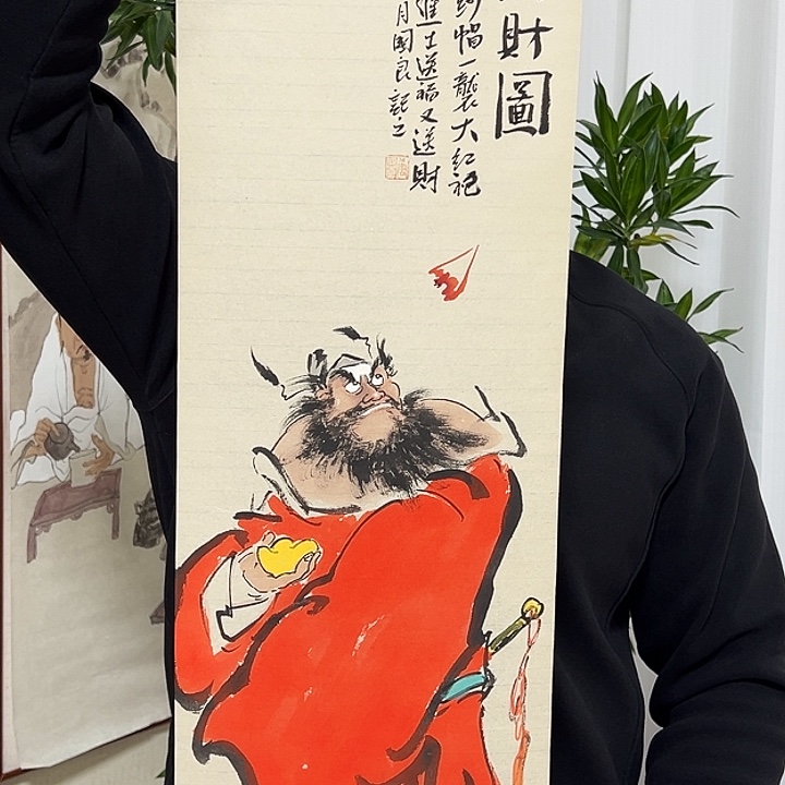 国画唐国良  手绘原创