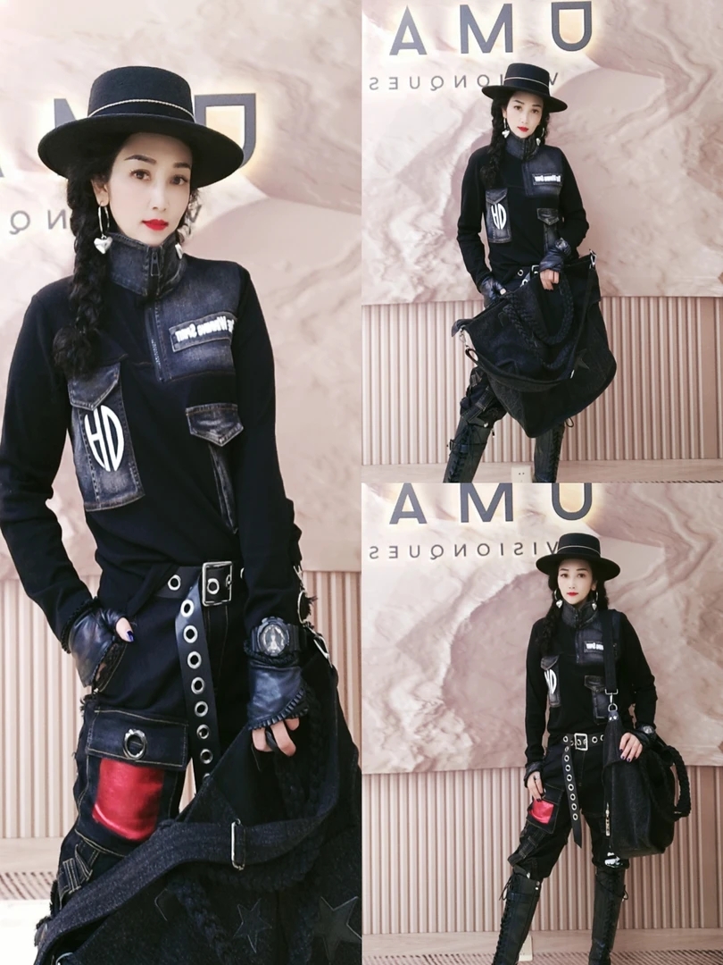 潮牌欧货新款长袖cx229款宽松牛仔时尚