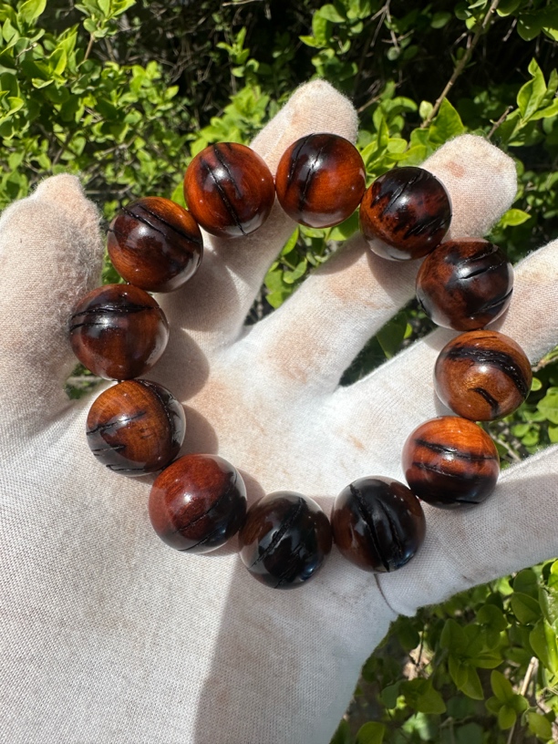 开了封了天然雷击木双眼皮对穿雷纹高货顶货劲大真牛家居摆件2.0