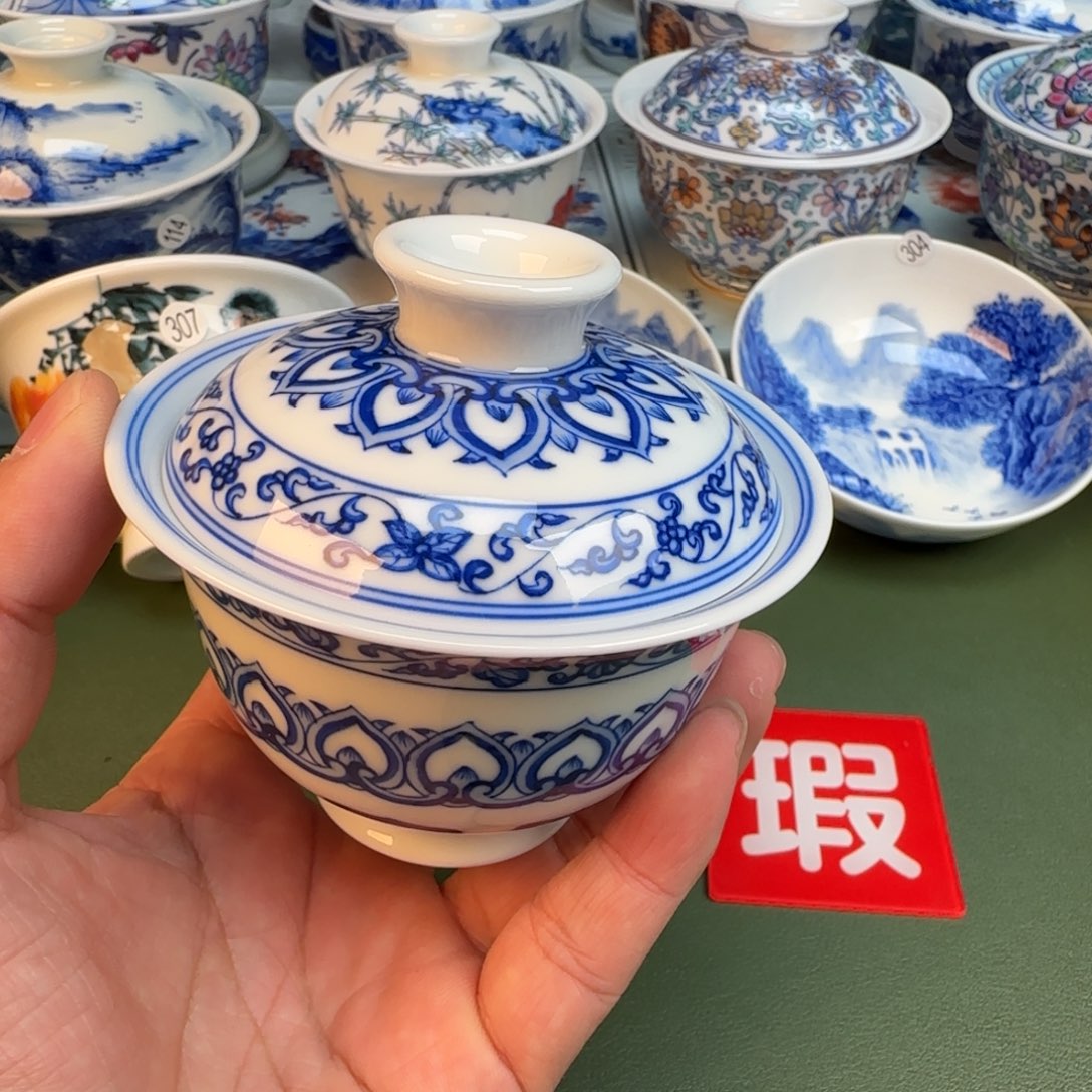 陶纯手工纯手绘茶具312