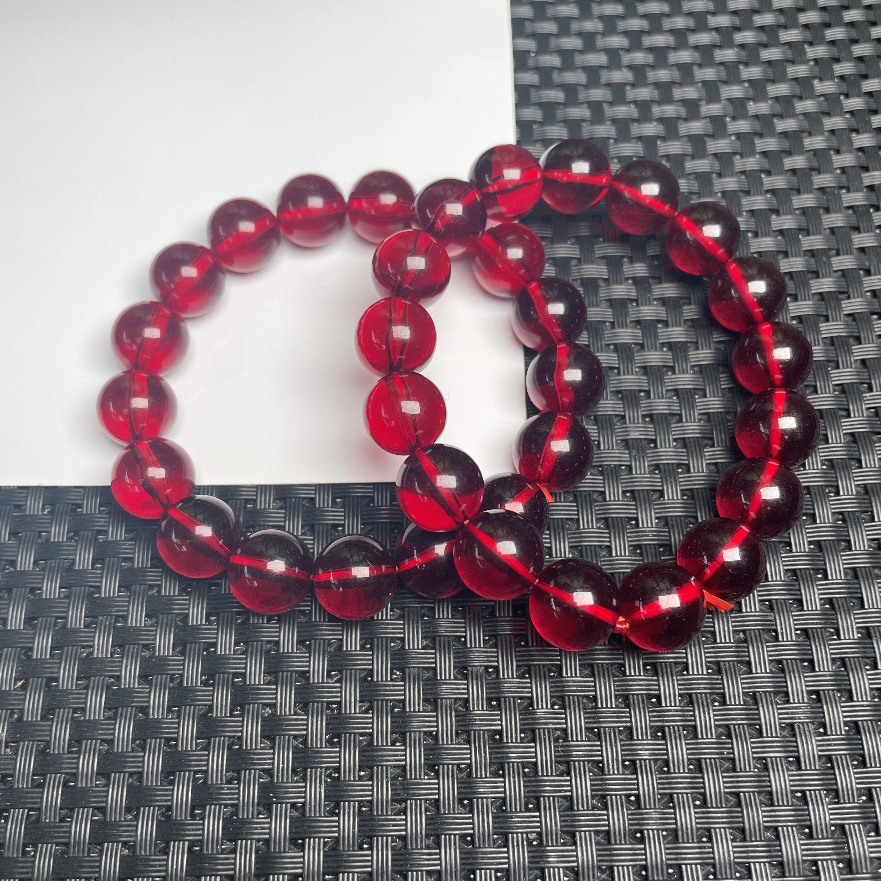 【大北】红之珀11m圆珠/QW1319-精致女士手串多样性发一