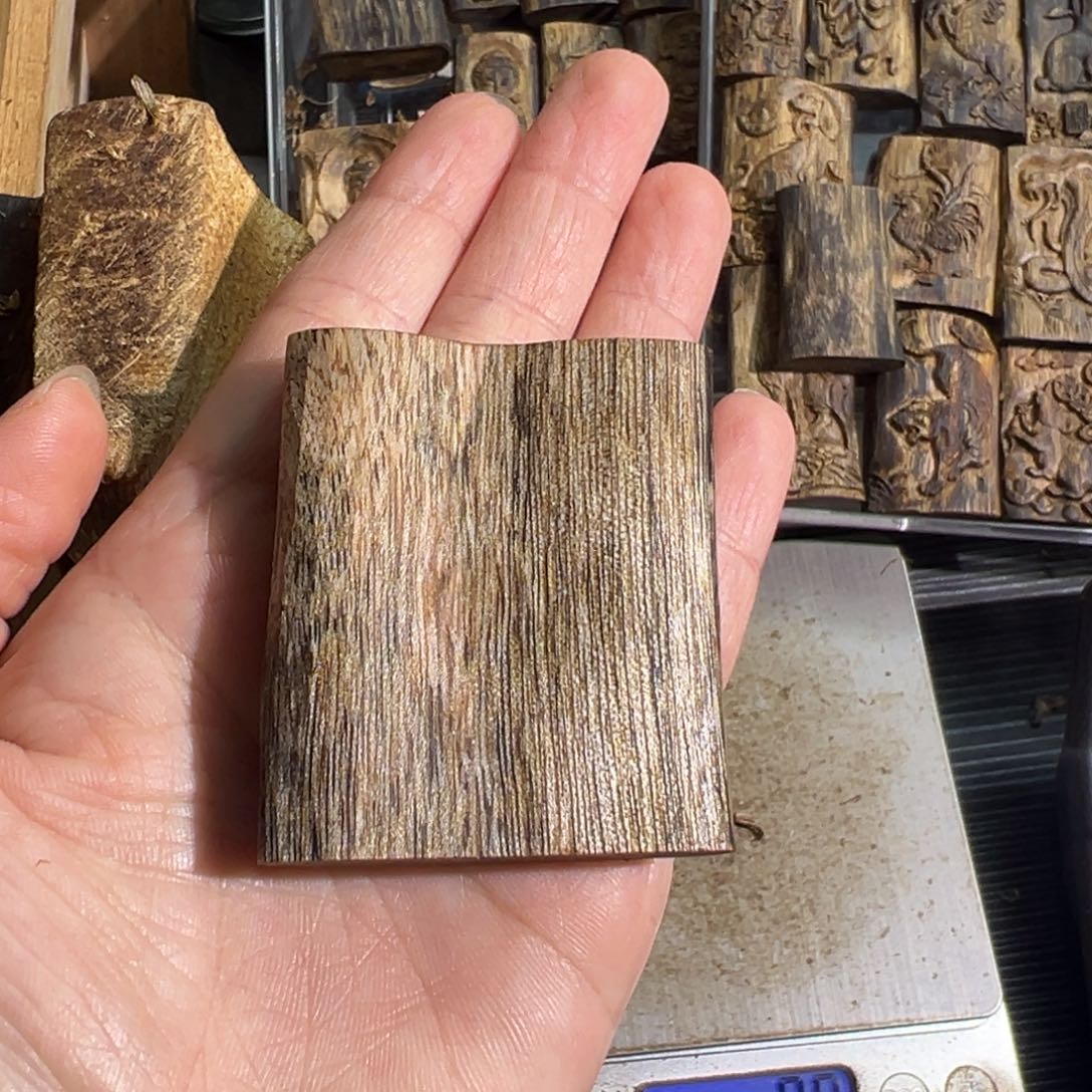 沉香吊坠白棋楠吊坠13.4克