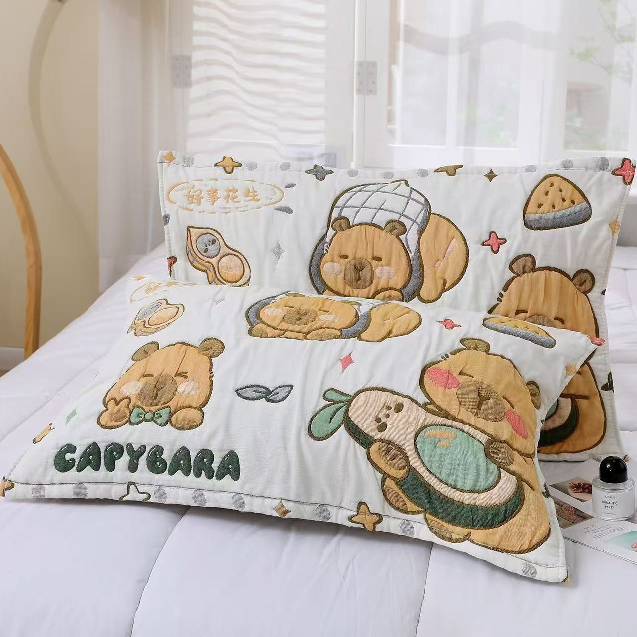 花生 卡皮巴拉（枕巾）特别可爱