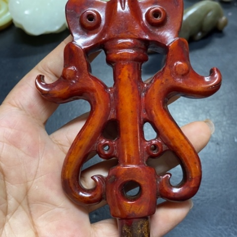 紫金钵盂菩提吊坠