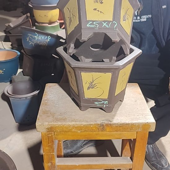 宜兴紫砂花盆清清仓处理