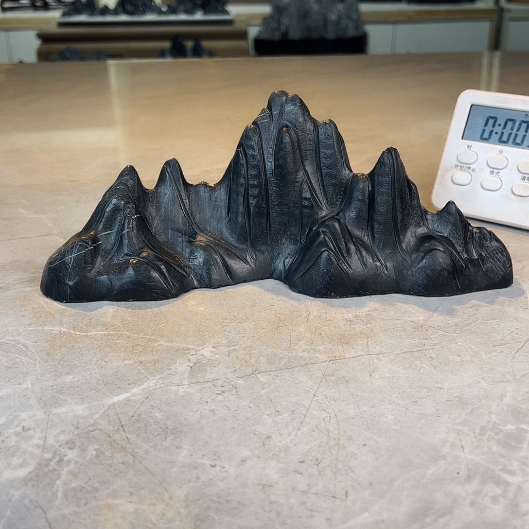 抖***荔灵璧奇石博览会摆件