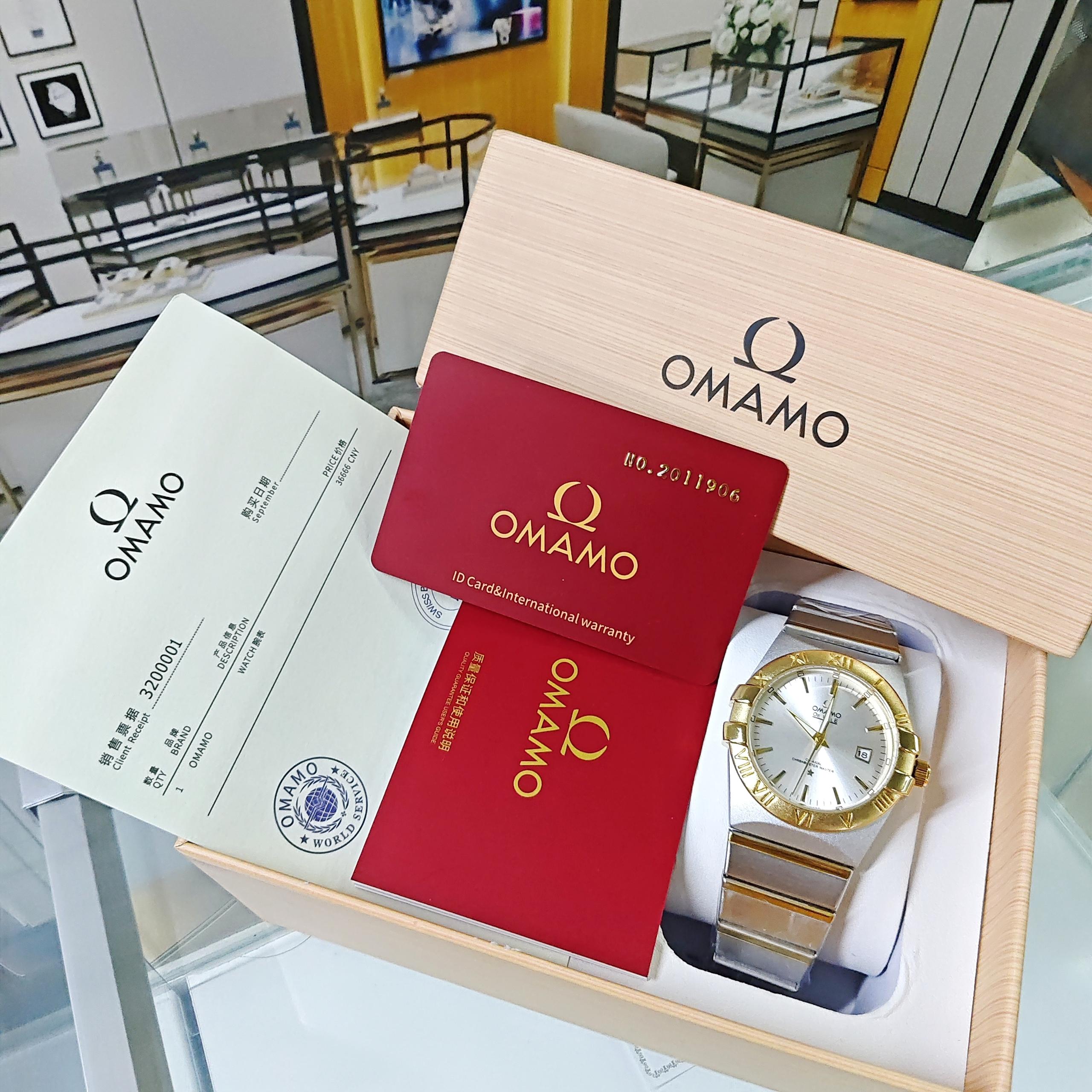 全新未使用 /星座/白盘/表径40mm/男士全自动机芯腕表/钢带-DZ8SX