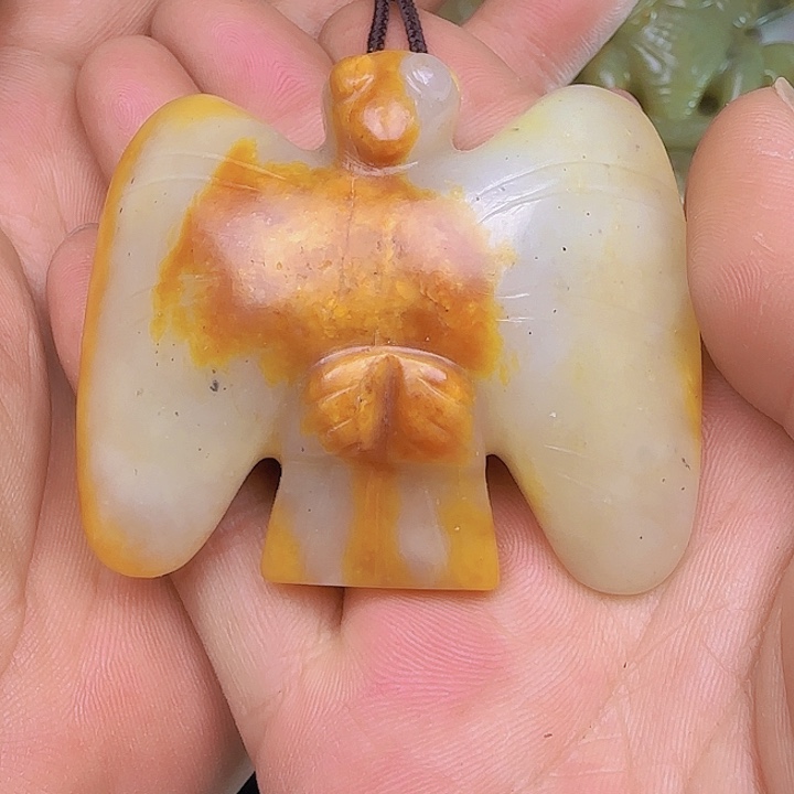 和田玉吊坠(不含链)未镶嵌万**意