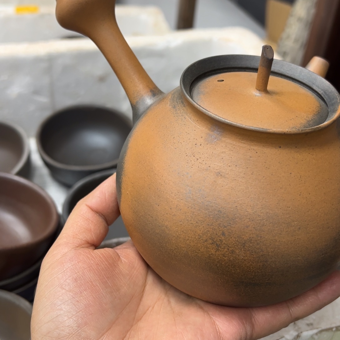 贵台龙窑柴烧茶壶15阿*