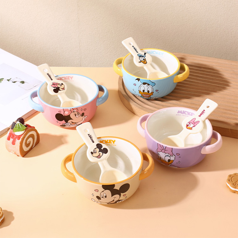 【言则】迪士尼正品顺兴米奇系列儿童碗组合2件套