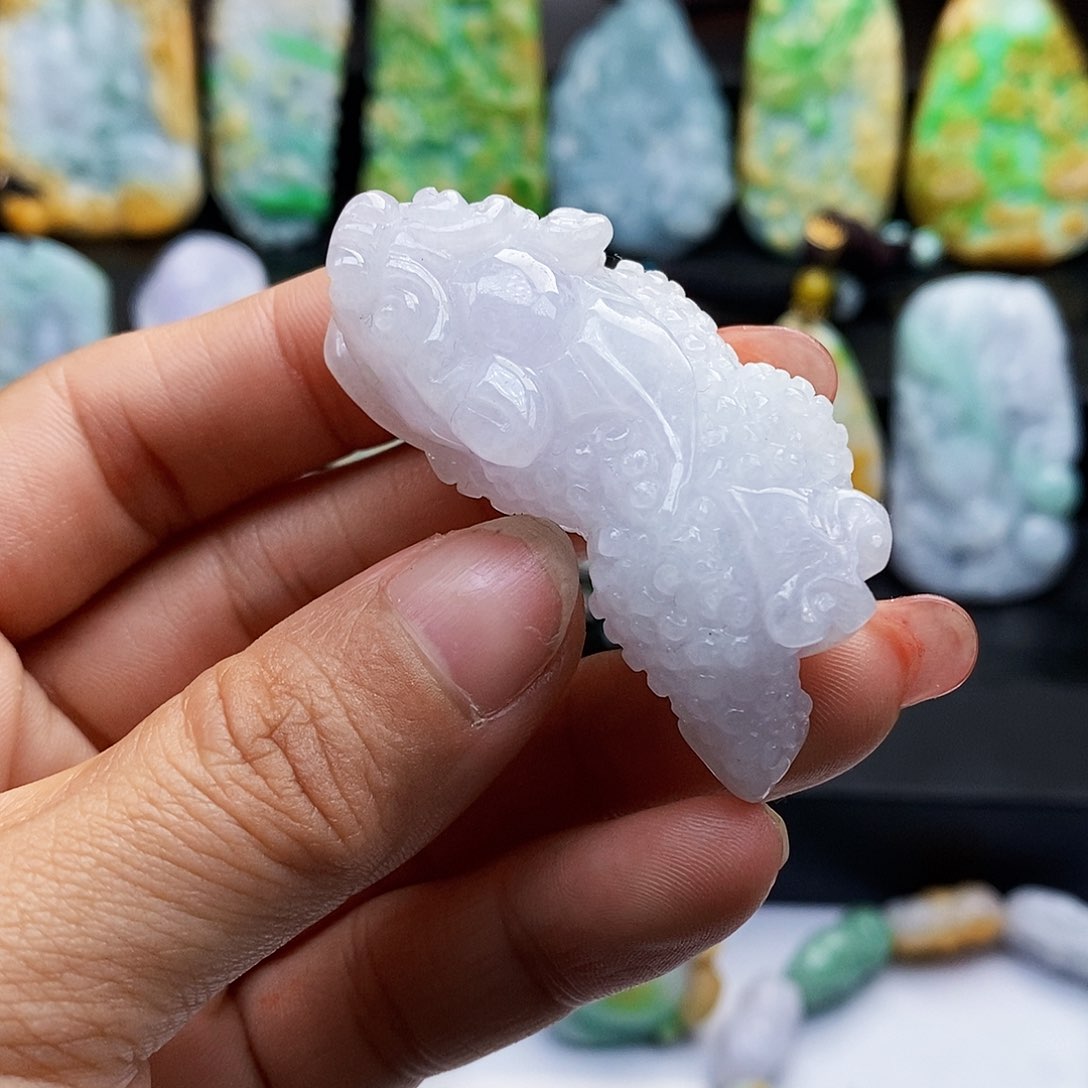 颈饰未镶嵌翡翠翡翠A货一物一证福利款