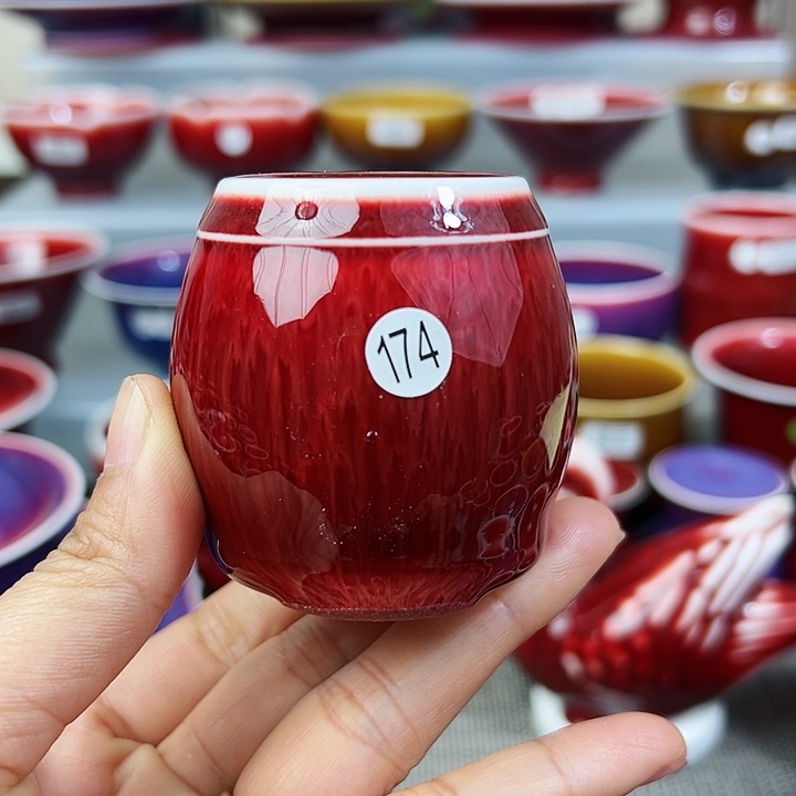 玉郎亭陶瓷微瑕杯