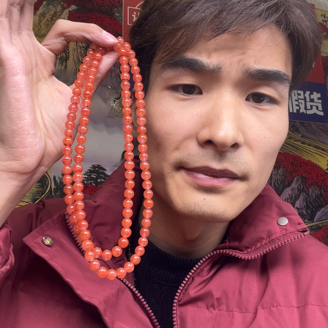 南红玛瑙颈饰未镶嵌多样性拍一发一