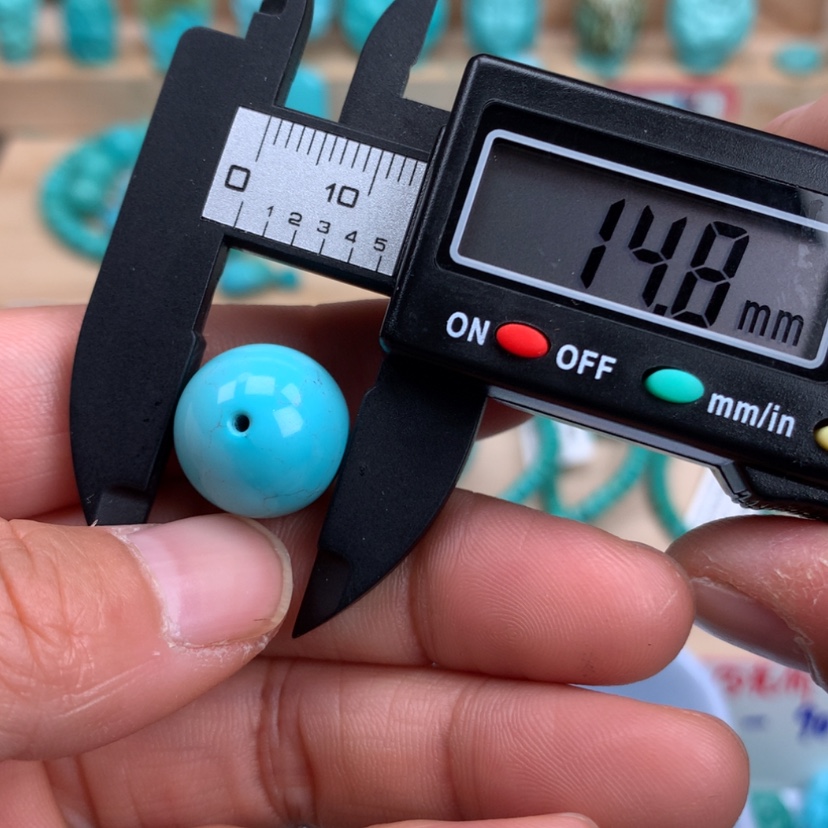 【闪购商品】原矿绿松石圆珠福利