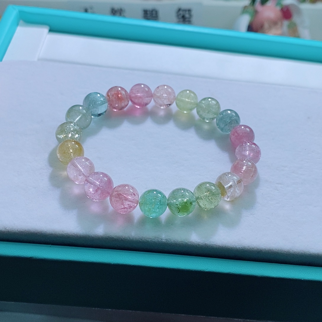 手链未镶嵌碧玺9.6mm左右