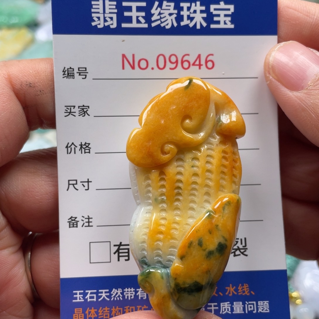 翡翠颈饰未镶嵌翡玉缘翡翠挂件