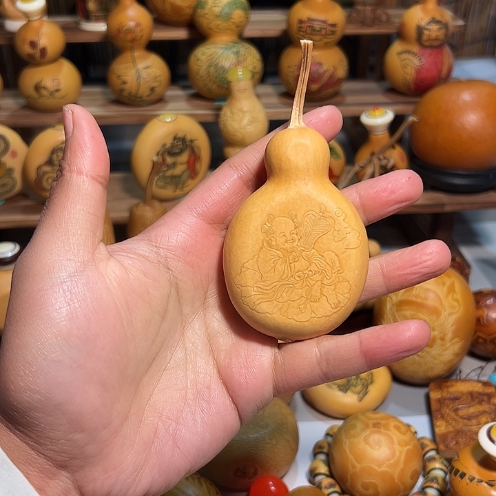 钟汉离压花葫芦葫芦