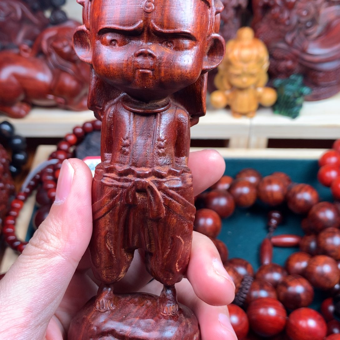 木高品质血檀哪吒