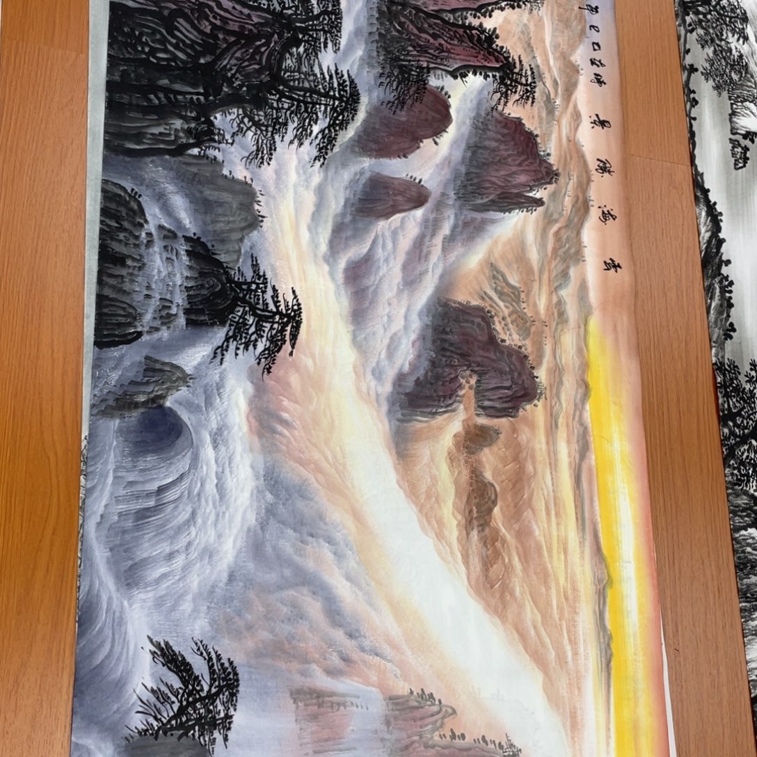 给***间莫兆华老师小六尺画心