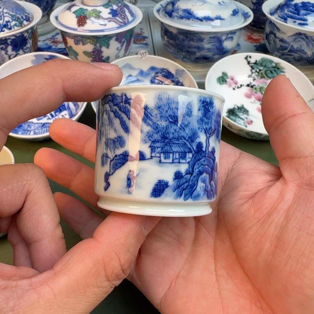 陶纯手工纯手绘茶具319