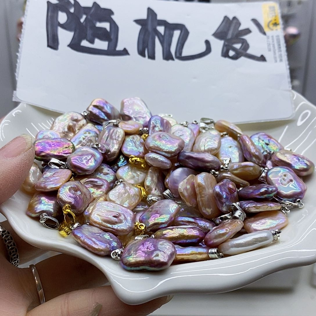 颈饰合金淡水珍珠