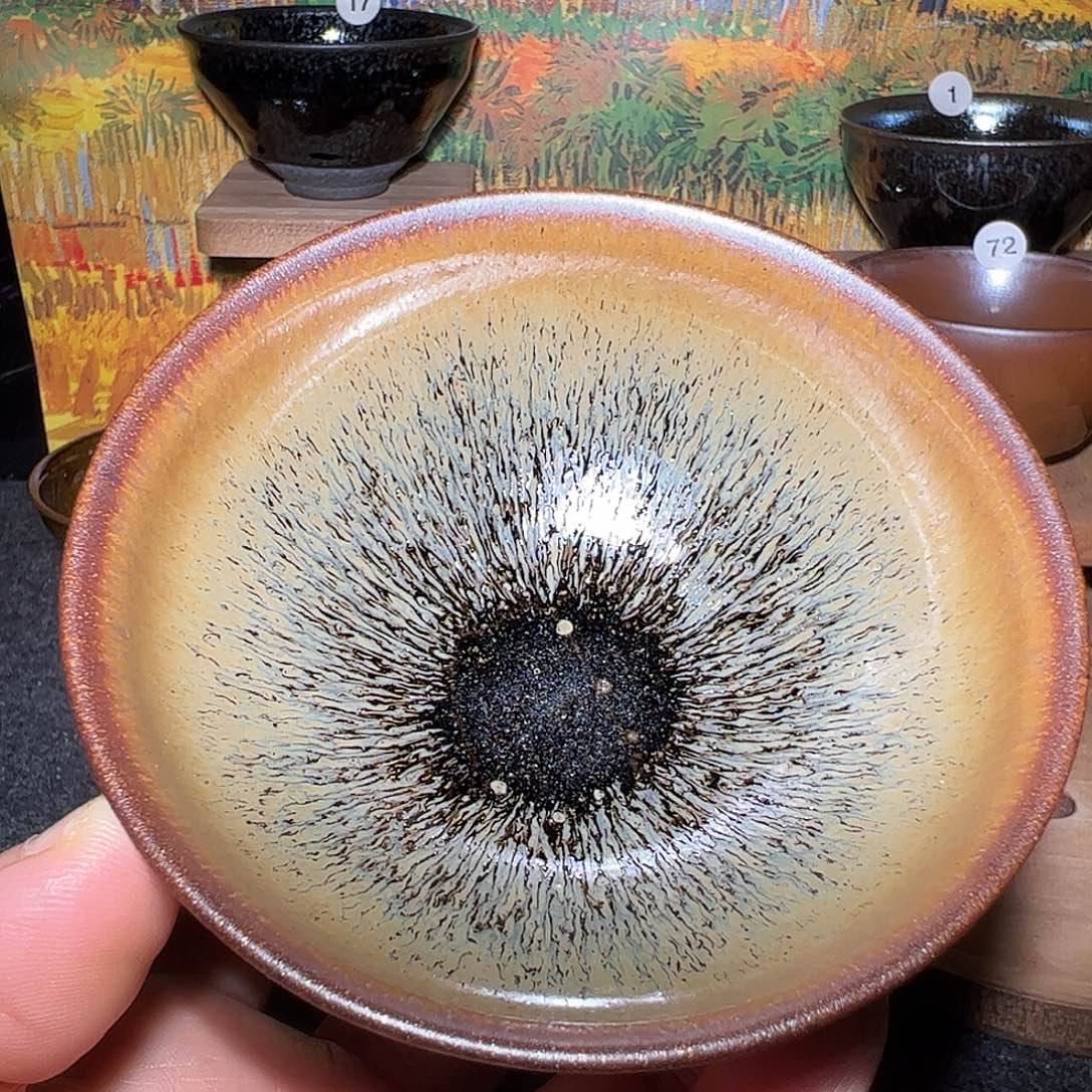 二***哥茶盏北宋吴志强束口灰被雀羽被