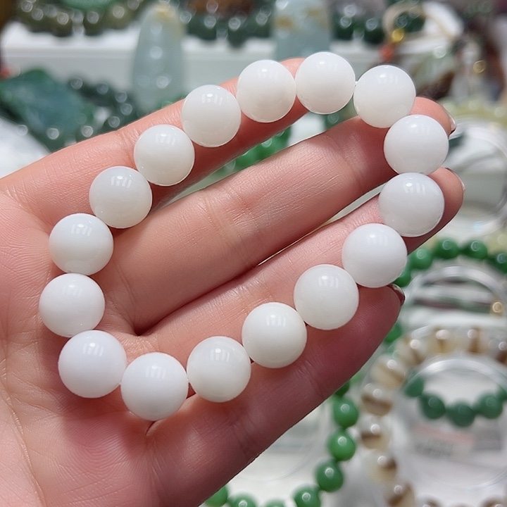 和田玉手链未镶嵌20