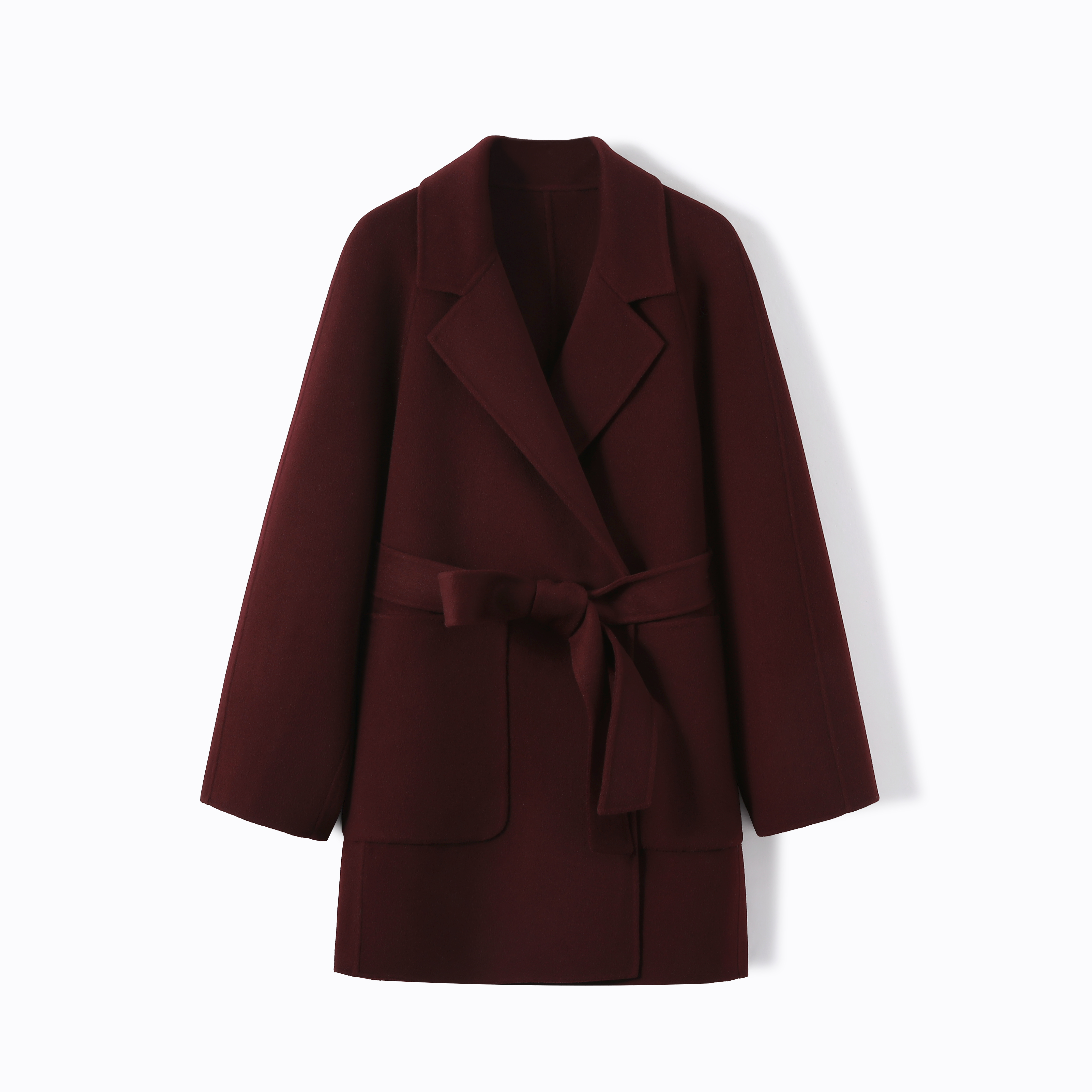 【GEMAN】25冬季气质时尚修身中长款羊绒羊绒大衣QXX259-2508C084