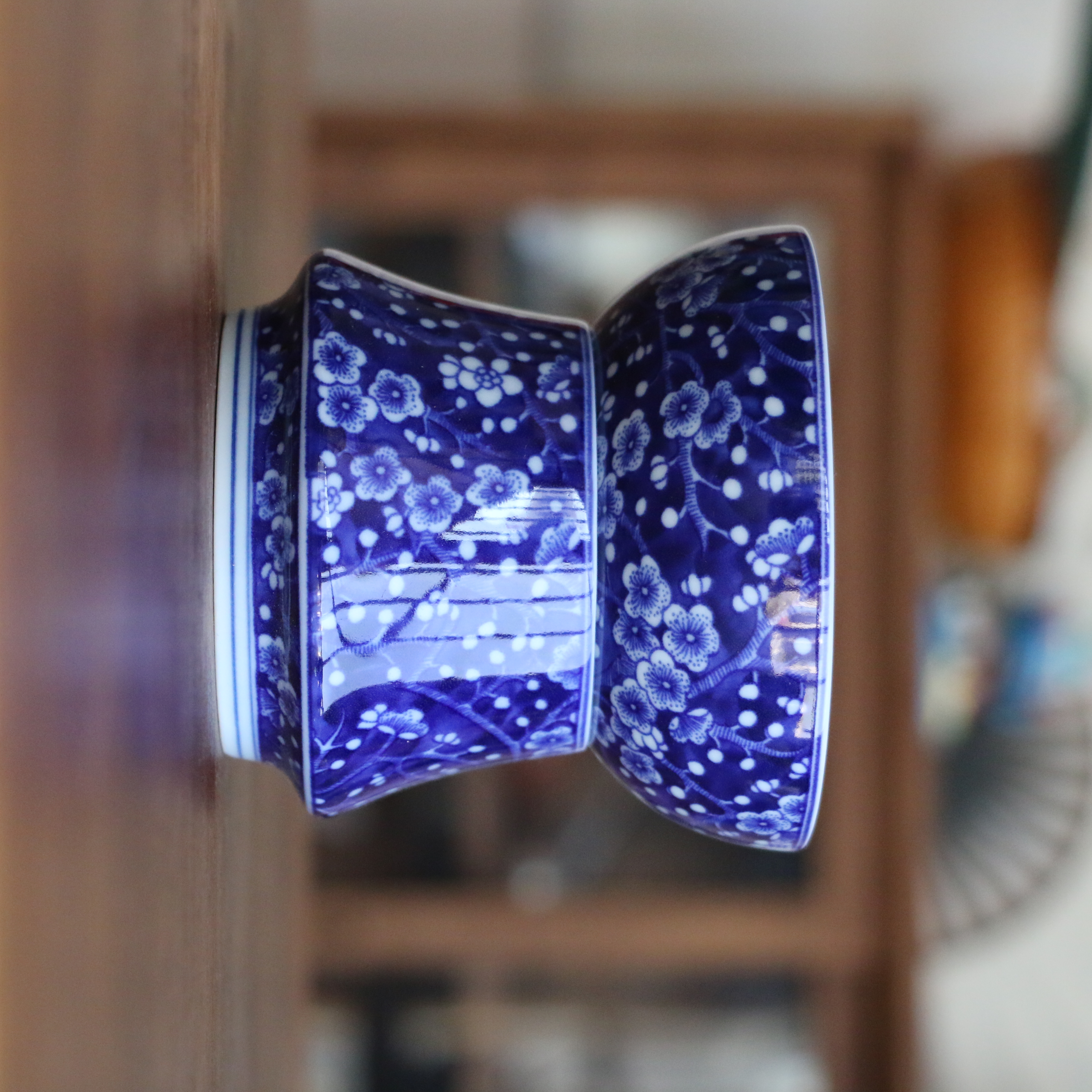 青花冰梅-茶漏茶漏