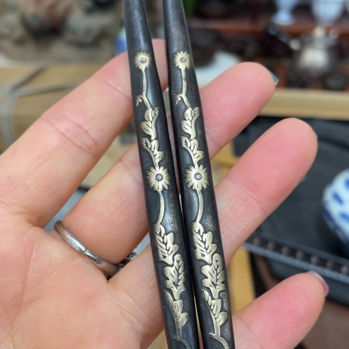 铜中古艺术品摆件