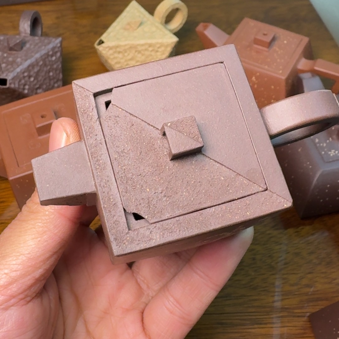 微瑕疵紫砂壶紫泥80cc全手工