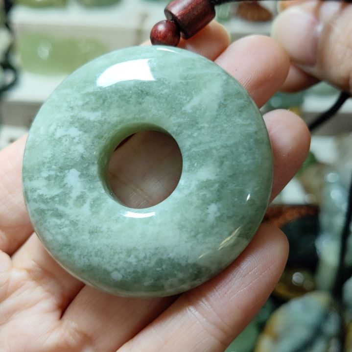 岫玉平安扣未镶嵌