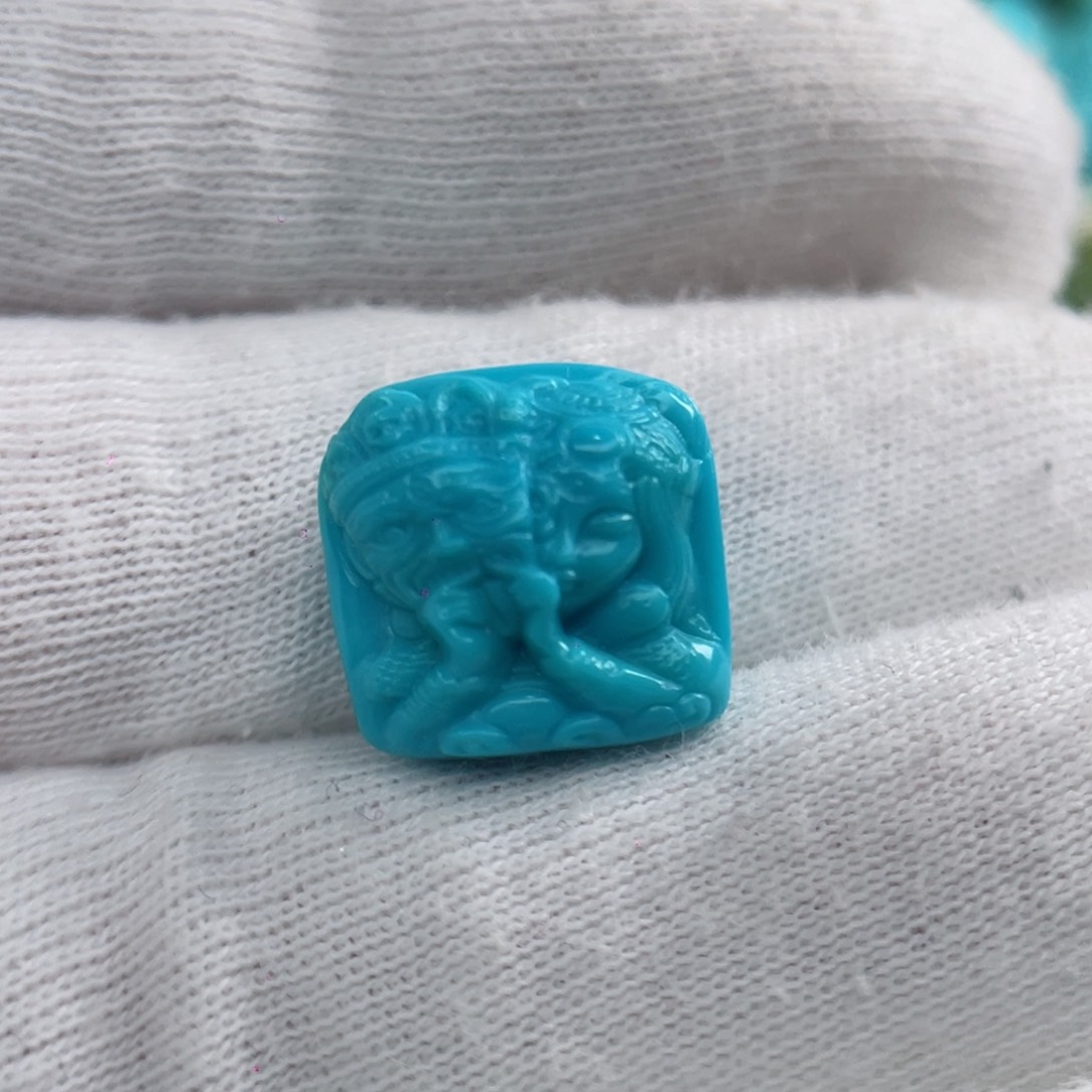 绿松石颈饰未镶嵌卡14-13.5-9