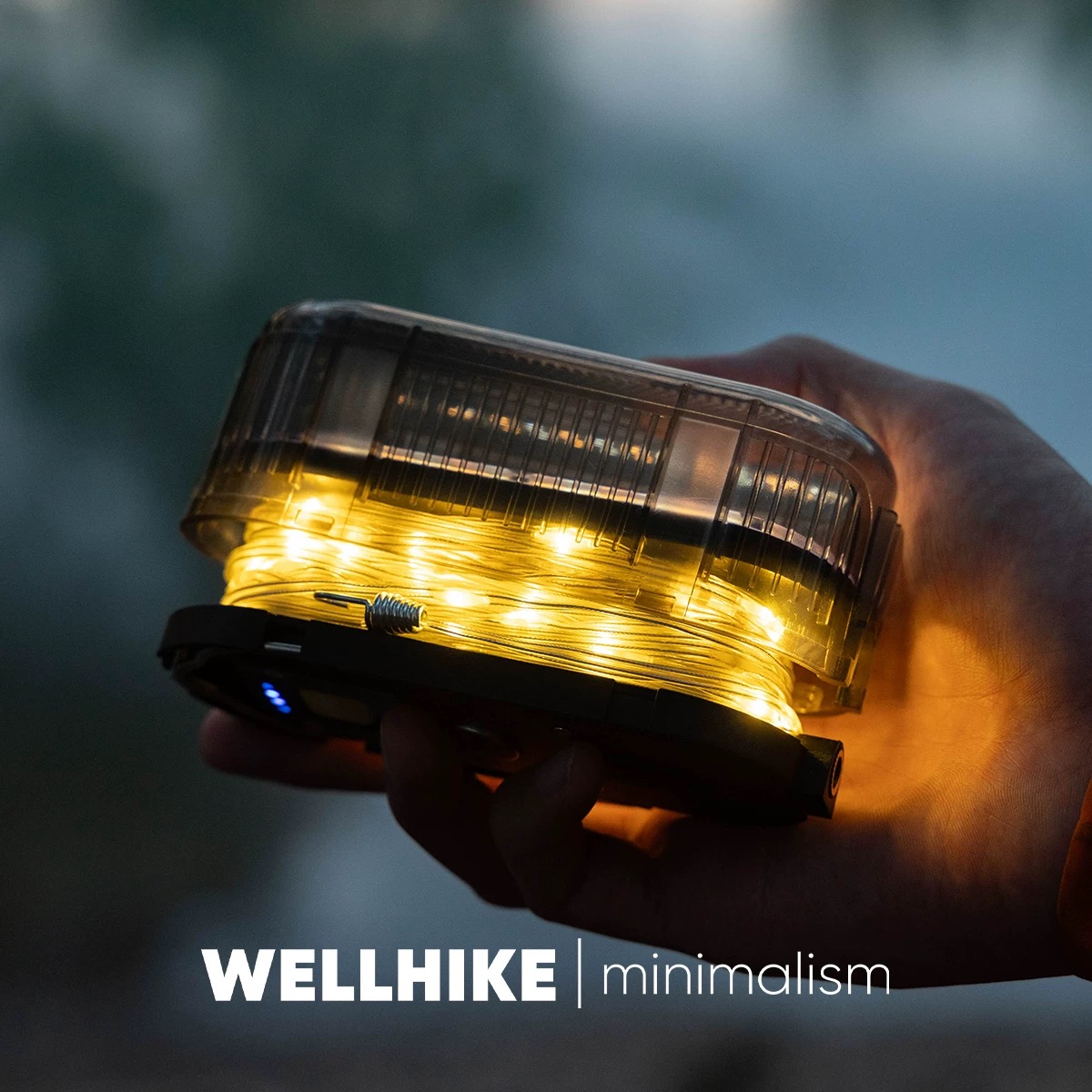 WELLHIKE户外串灯棒磁吸卷尺多功能营地帐篷赛博科幻桌搭氛围小灯