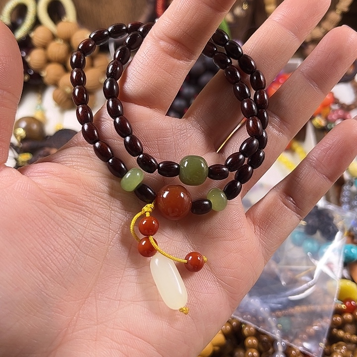 檀香紫檀（小叶紫檀）手串/手链双圈