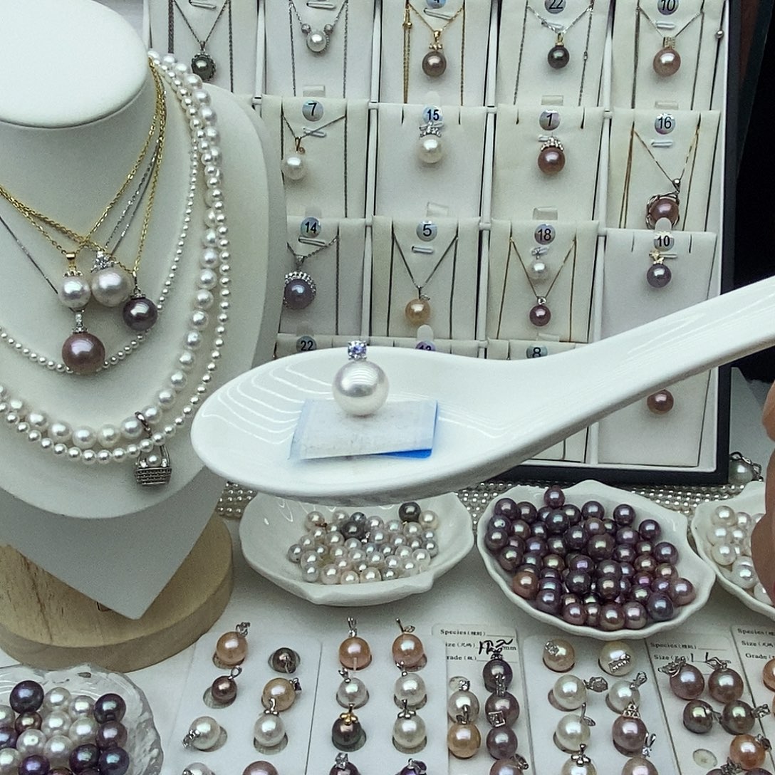 珍珠银S925镶嵌淡水珍珠