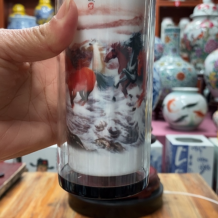 小***！景德镇陶瓷手工手绘花瓶摆件