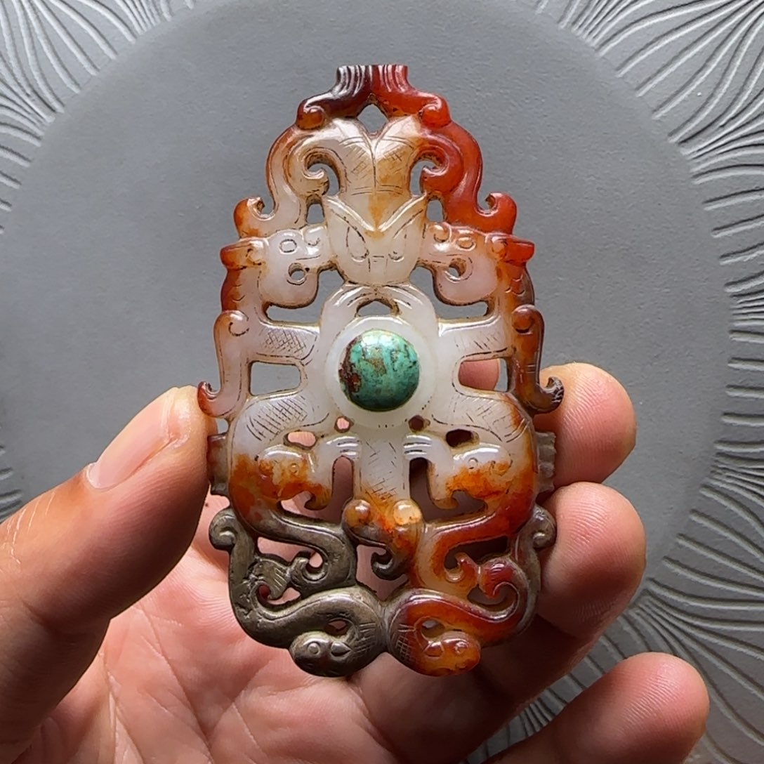 和田玉挂件未镶嵌