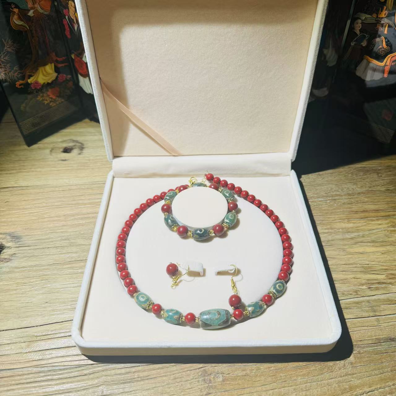 含辰砂工艺品@@@@@@@@@@@@@@朱砂三件套