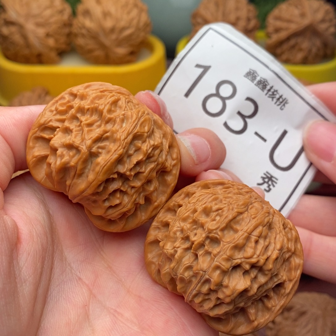 文玩核桃把件正磨40