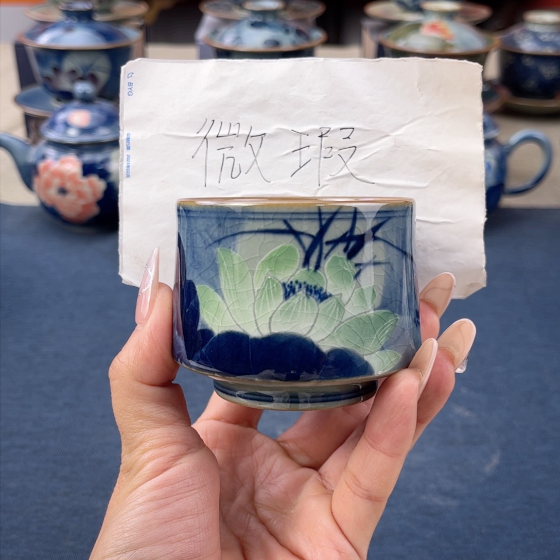 杯景德镇手绘手工茶具