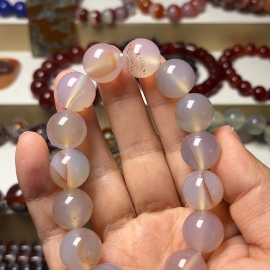 玛瑙/玉髓未镶嵌手链