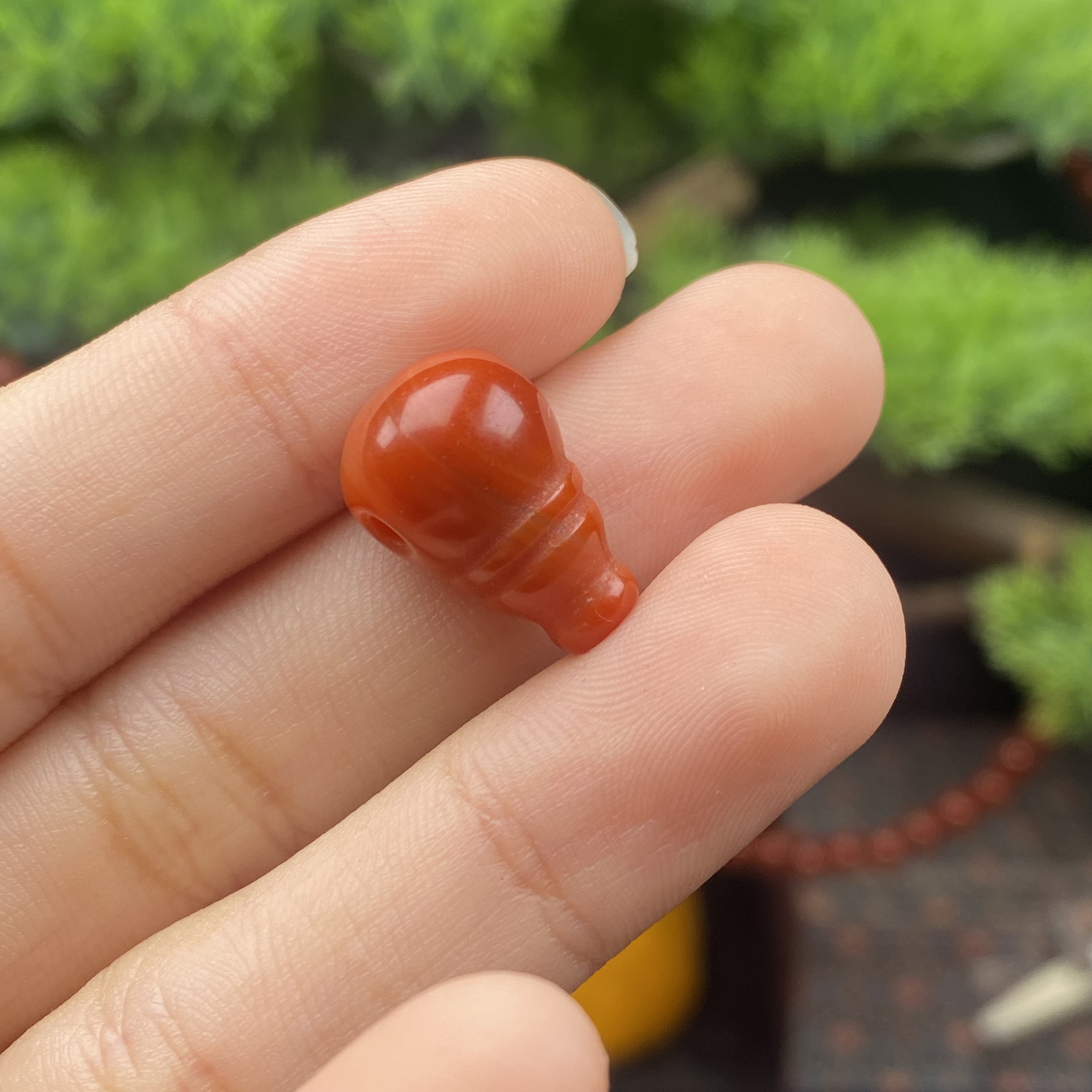 天然柿子红16*11mm奶嘴三通【多样性发其一】