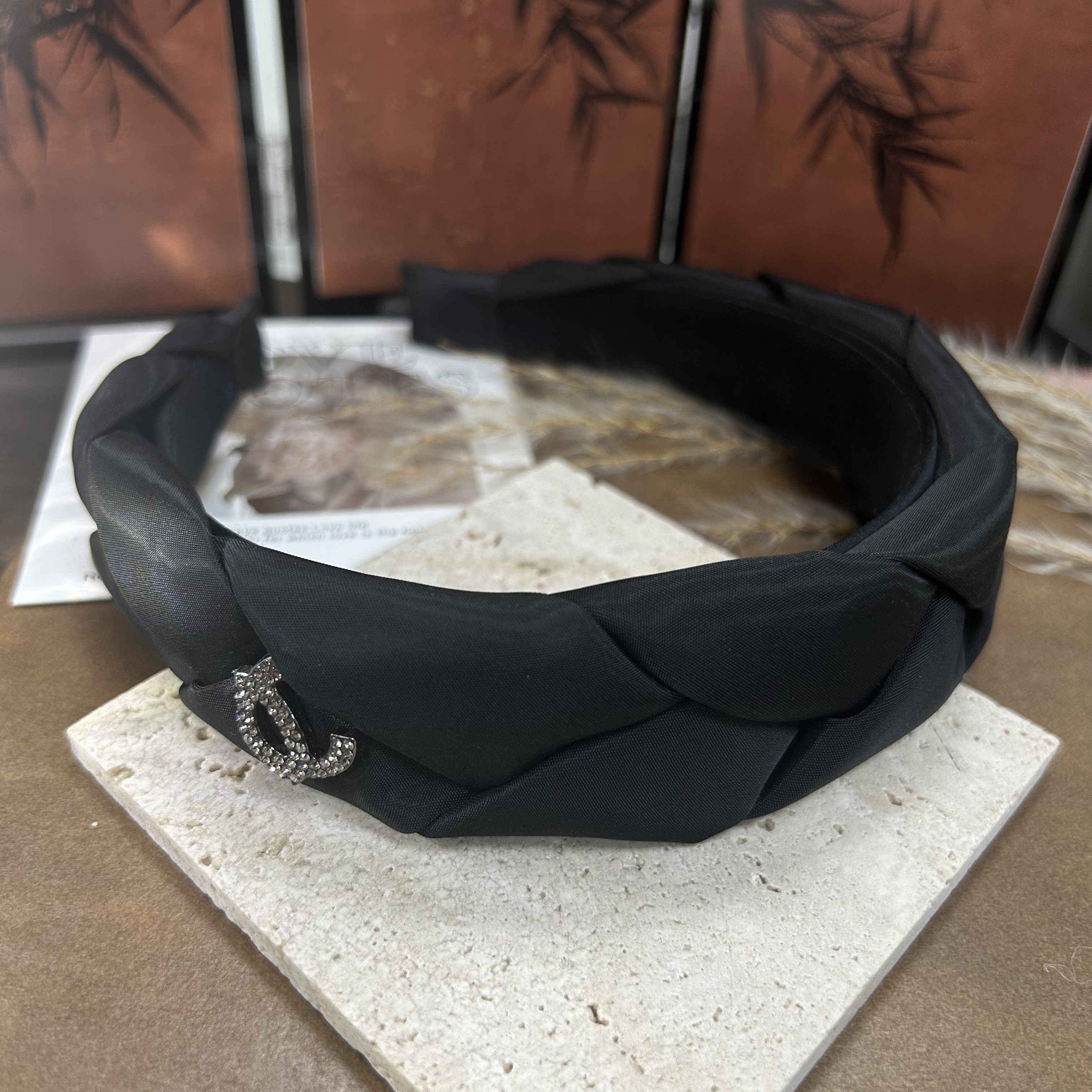 F06编织高级奶家发箍