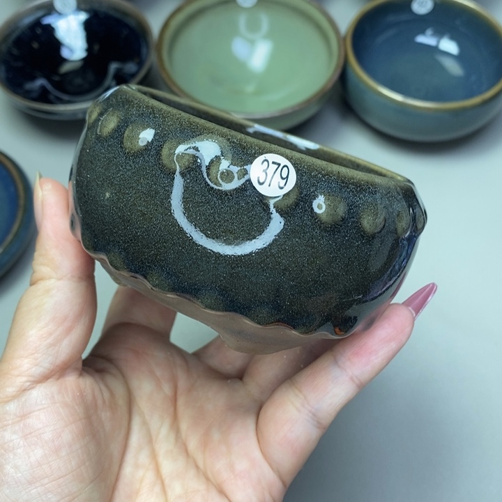 茶盏建窑建盏磨底柴烧主人杯