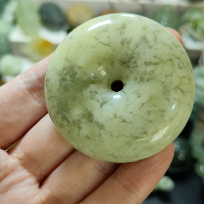 岫玉平安扣未镶嵌