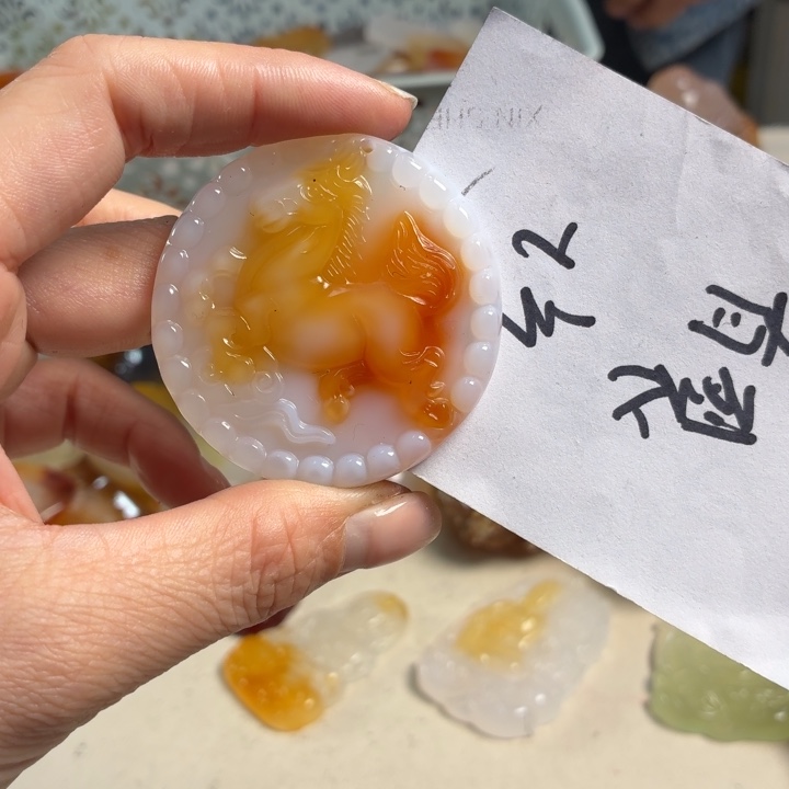 玛瑙/玉髓未镶嵌吊坠(不含链)